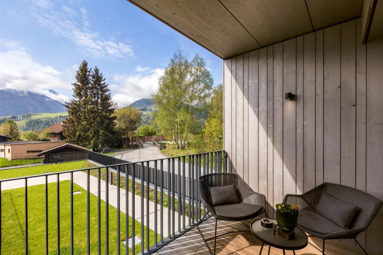 Emma Deluxe Aparthotel Ganzjaehrig Beheizter Aussenpool Piesendorf Bagian luar foto